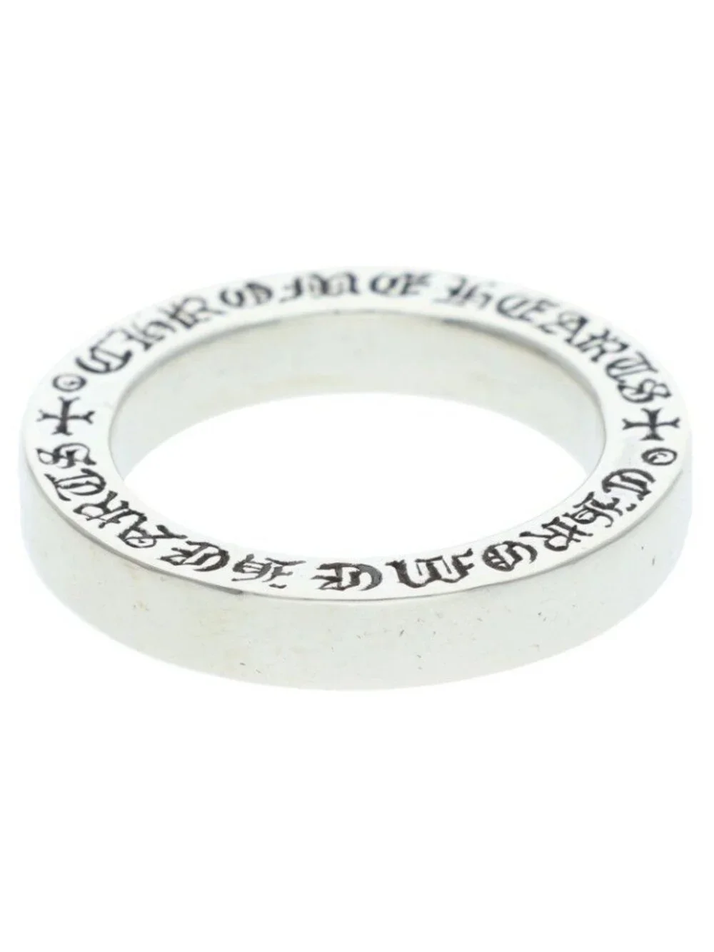 Chrome Hearts Spacer Pln Plain Silver Ring